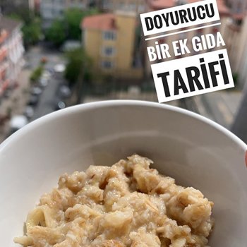 Doyurucu Meyveli Yulaf Ezmesi (6+Ay)